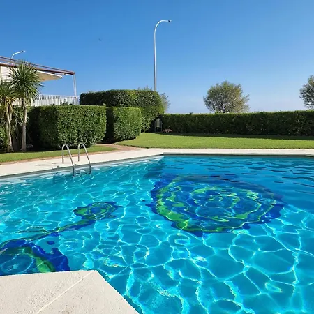 Encantador A 100m De La Playa Con Terraza Y Piscina - Hisp-236-203 Appartement *
